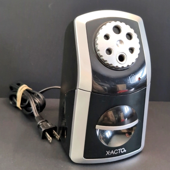 X-acto SharpX Performance Black/Silver Pencil Sharpener. - Picture 1 of 7